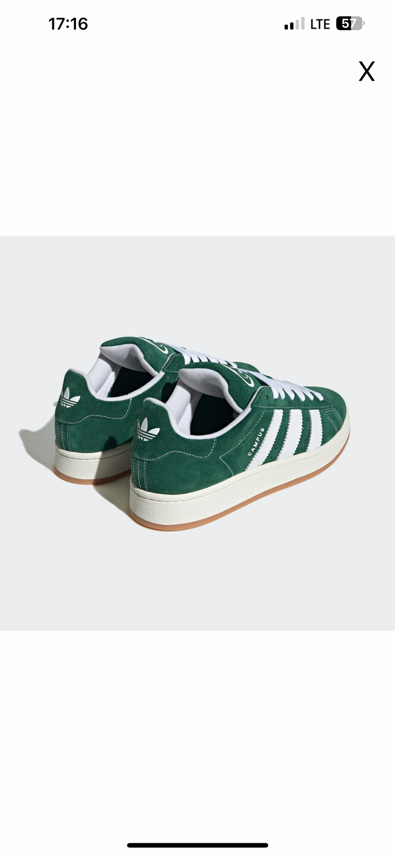 Adidas Campus 00s green