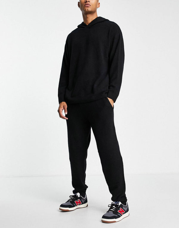 Topman knitted co-ord in black