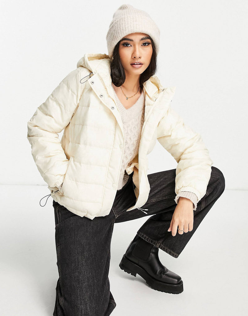 Levi's puffer jacket in ecru