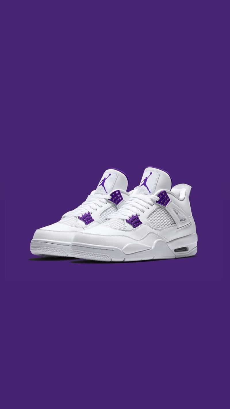 Jordan Retro 4 "Metallic Purple"