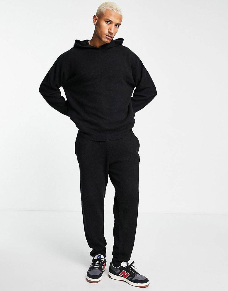 Topman knitted co-ord in black