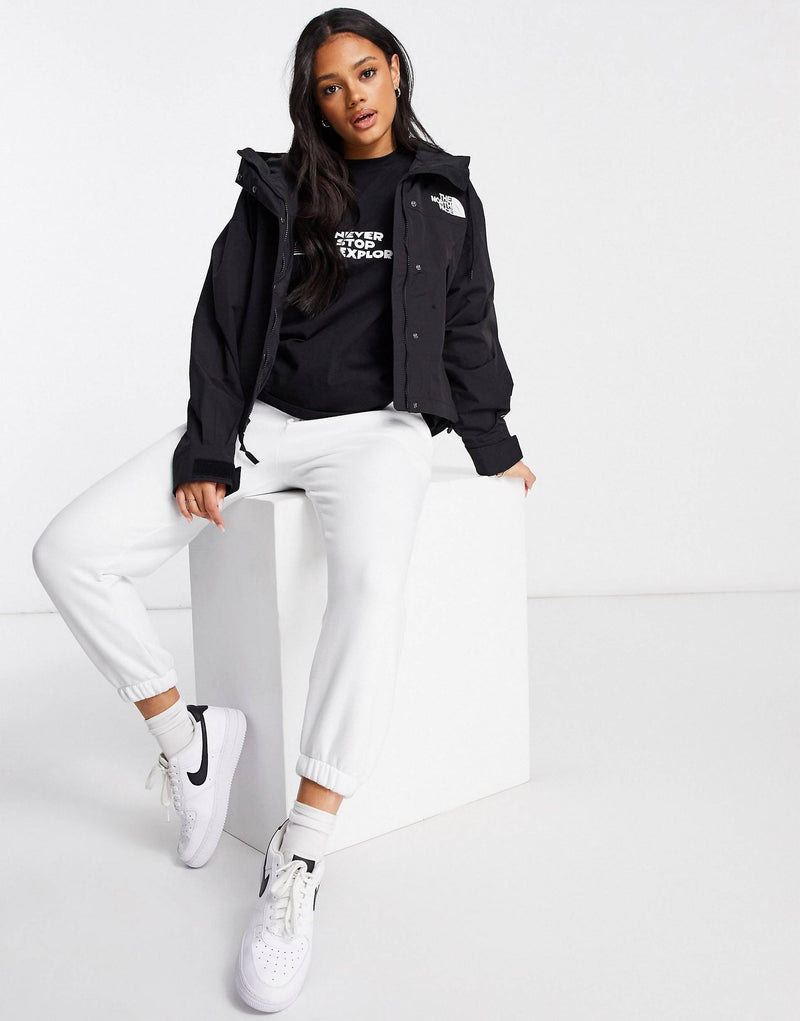 The North Face Reign on jacket in black Exclusive